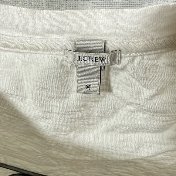 J Crew grey floral embroidery blouse size M - Picture 3 of 8